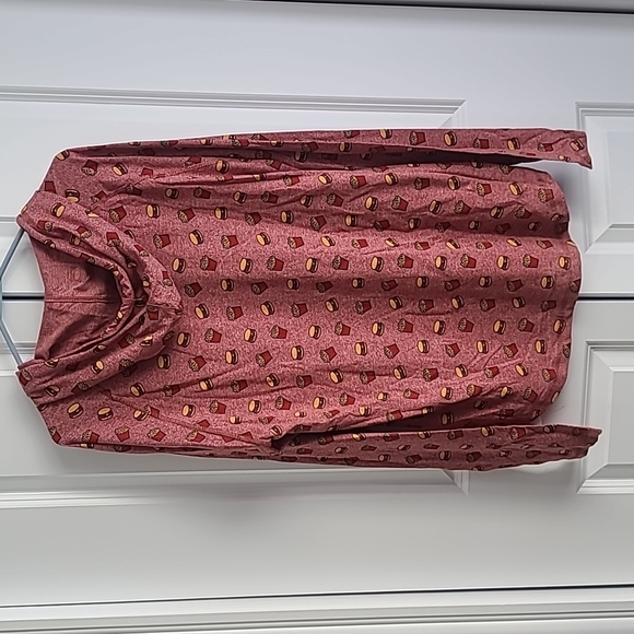 Hamburger & Fries Hooded Novelty Shirt - funny - Picture 5 of 5